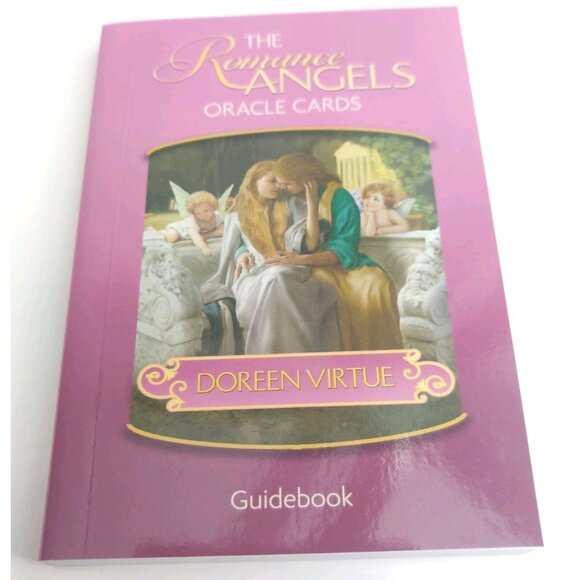 Vtg Romance Angels Oracle Cards Deck & Guidebook by Doreen Virtue OOP Original - Picture 11 of 11